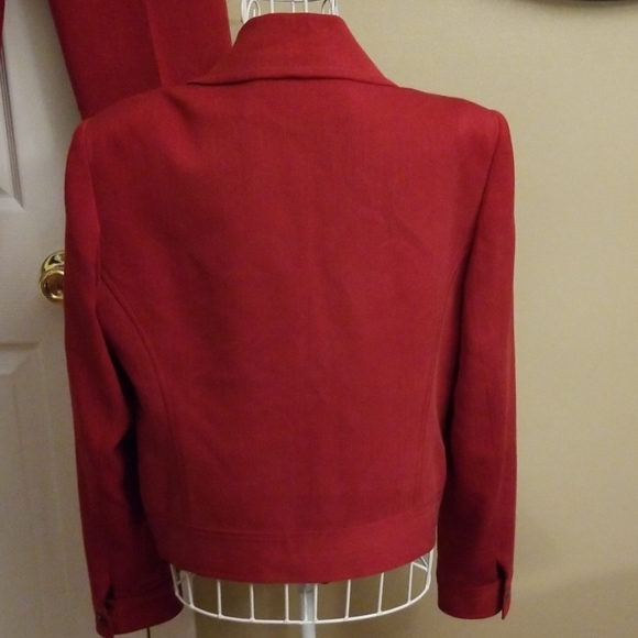 Fabulous silk pantsuit size 6 - Picture 4 of 8